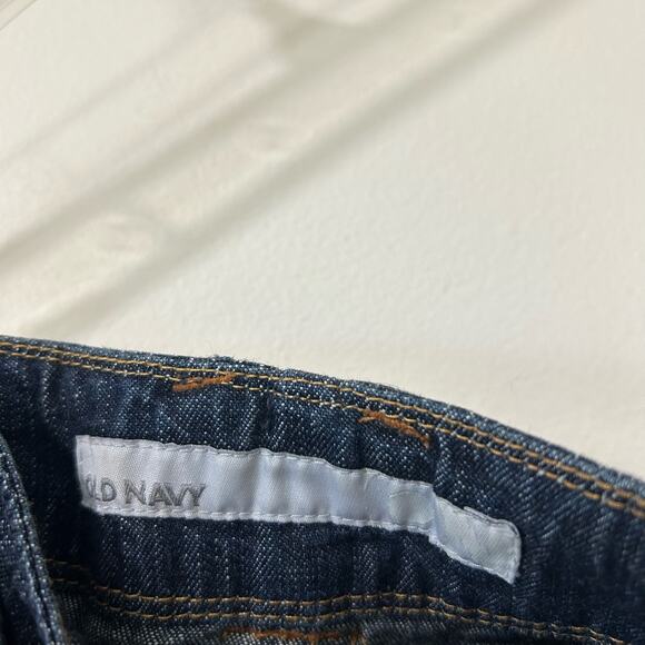 Old Navy Women’s Size 10 Petite Dark Wash Drawstring Denim Jean Skirt Y2K - Picture 3 of 5